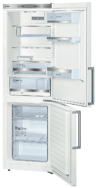 Bosch KGE36EW43 freestanding 215L 89L A+++ White fridge-freezer