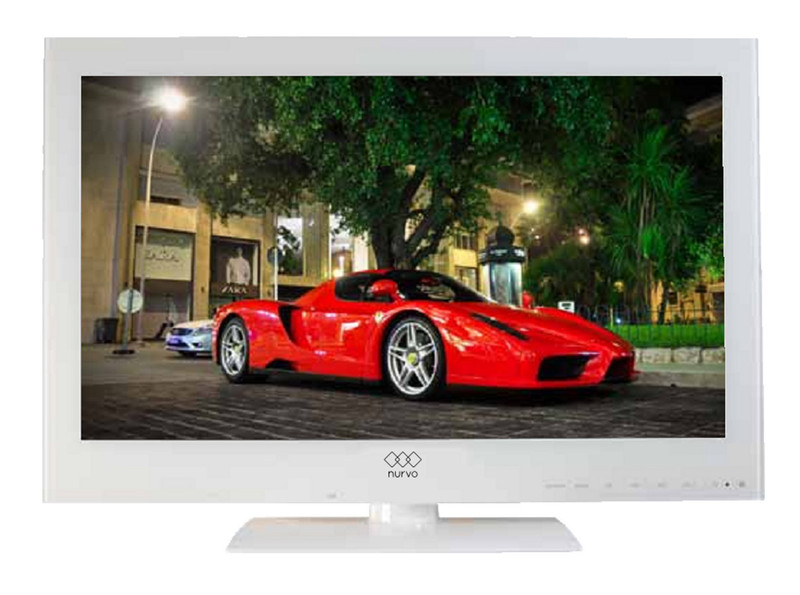 Nurvo NURV22WLCD 22Zoll Full HD Weiß LCD-Fernseher