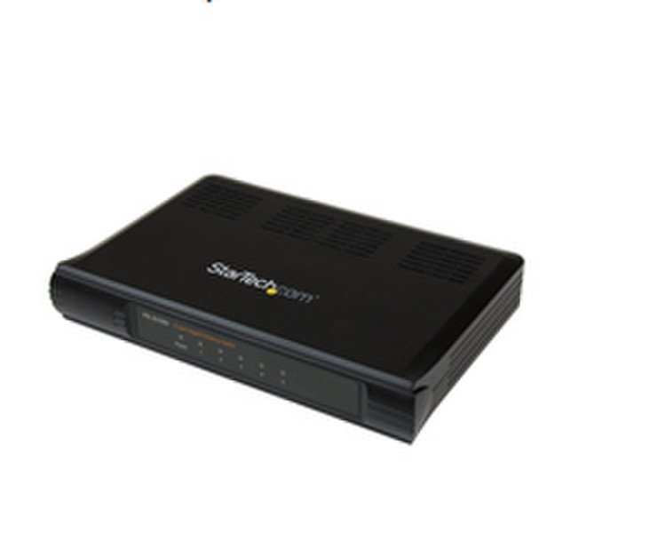 StarTech.com DS51002GB ungemanaged Gigabit Ethernet (10/100/1000) Schwarz Netzwerk-Switch