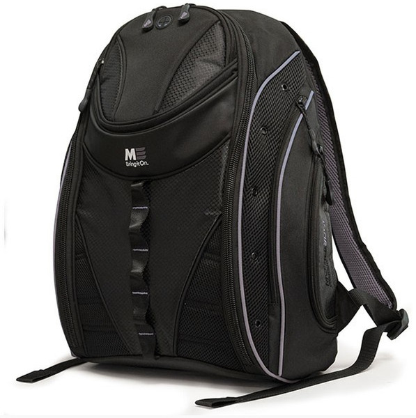 Mobile Edge Express Backpack 2.0 Nylon Black,Silver backpack