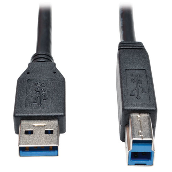 Tripp Lite U322-003-BK 0.91m USB B USB A Schwarz USB Kabel