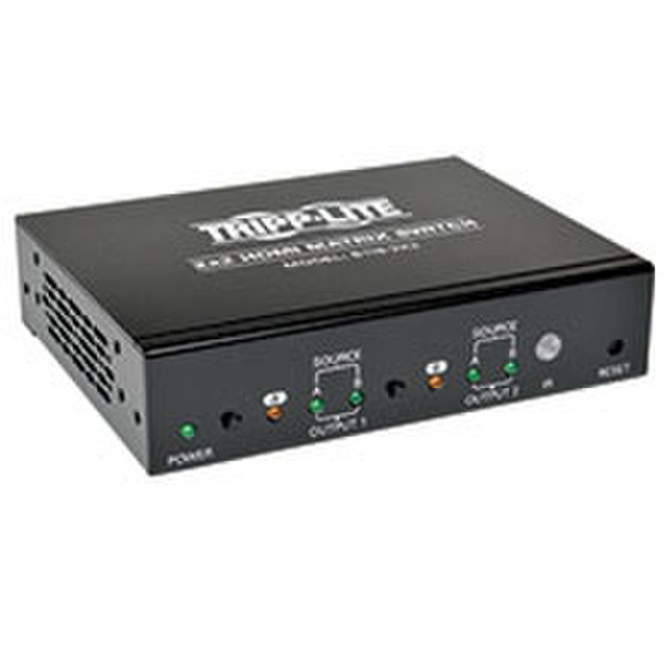 Tripp Lite 2 x 2 HDMI Matrix Switch for Video and Audio, 1920 x 1200 at 60Hz / 1080p (HDMI 2xF/2xF)