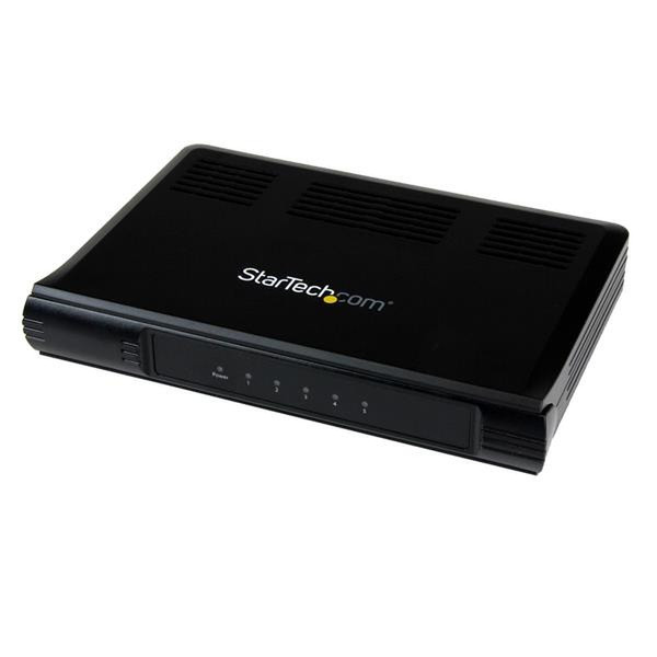 StarTech.com DS51002 Неуправляемый Gigabit Ethernet (10/100/1000) Черный сетевой коммутатор