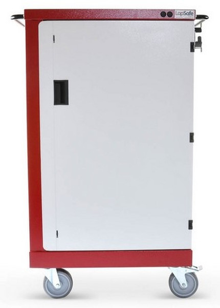 LapSafe Mini Mentor Portable device management cart Red,White