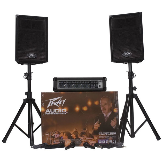 Peavey Electronics Audio Performer Pack Freestanding Public Address (PA) system Black