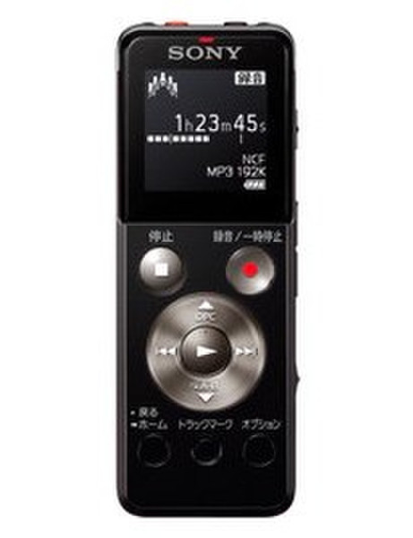 Sony ICD-UX543F Internal memory & flash card Black dictaphone