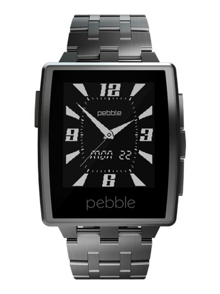 Pebble Steel 99g Edelstahl Smartwatch