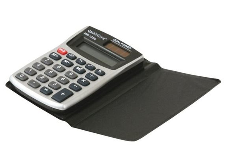 Quantore MM-123Q Pocket Basic calculator Black,Silver calculator
