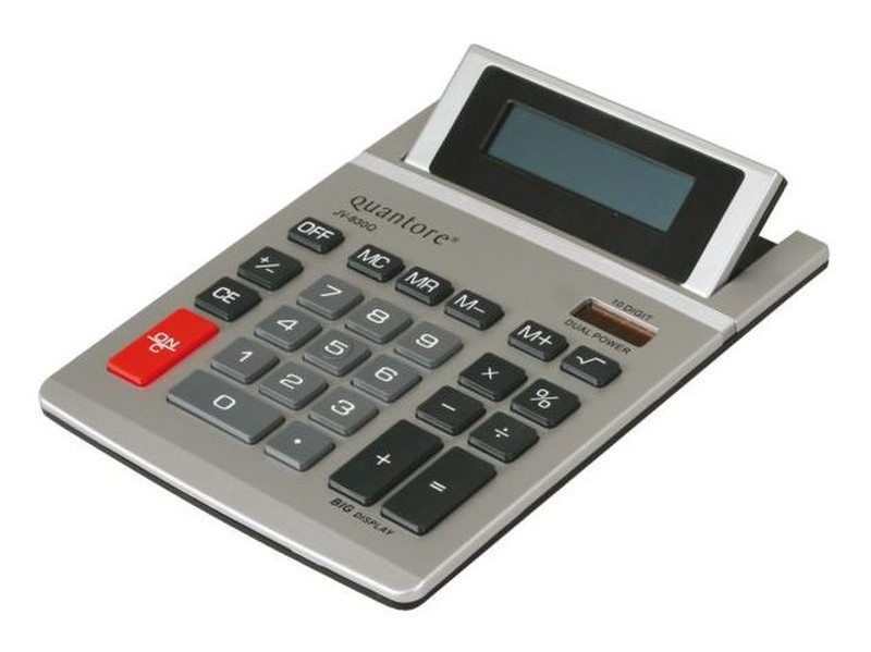 Quantore JV-830Q Desktop Basic calculator Black,Silver calculator