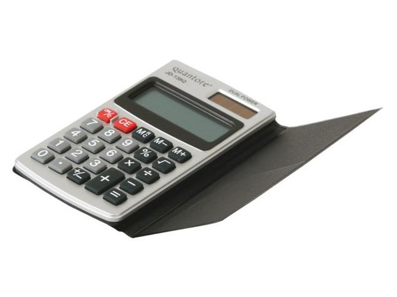 Quantore JD-138Q Pocket Basic calculator Black,Silver calculator