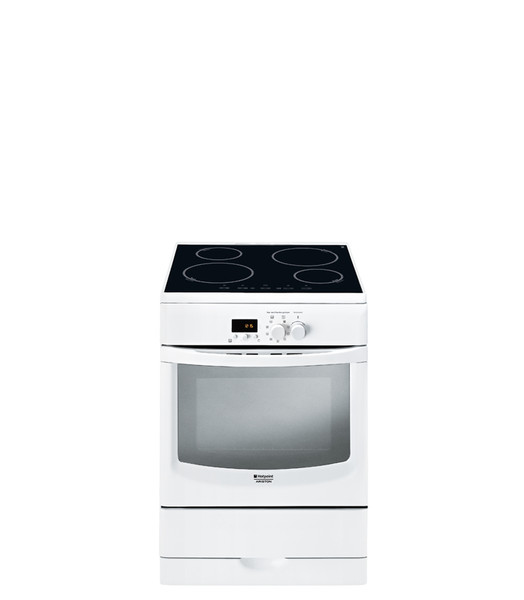 Hotpoint H64ILMPA1 (W) FR Freistehend Induction hob A Weiß Küchenherd