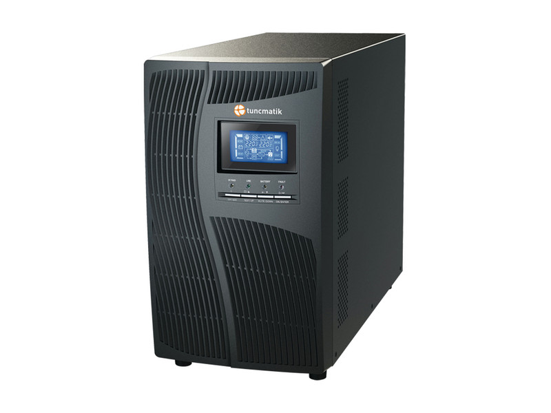 Tuncmatik Newtech Pro Plus 6 kVA Double-conversion (Online) 6000VA Black uninterruptible power supply (UPS)