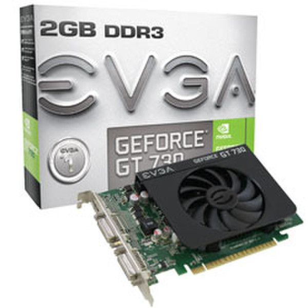 EVGA 02G-P3-2738-KR GeForce GT 730 2GB GDDR3 Grafikkarte