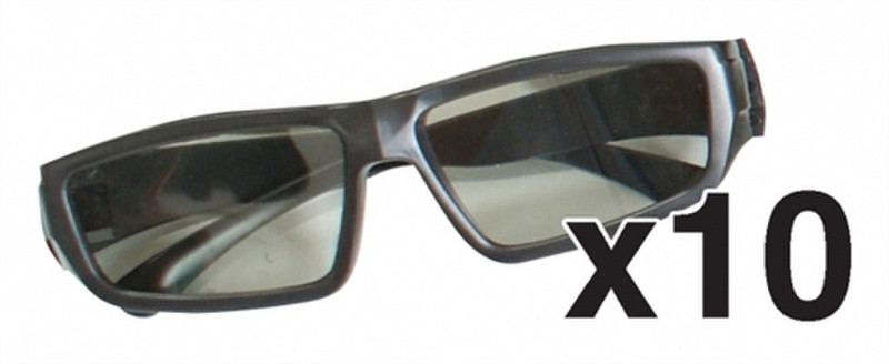 Elite Screens Airflex5D Schwarz 10Stück(e) Steroskopische 3-D Brille