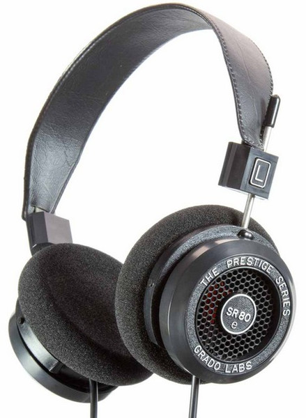 Grado Labs SR80E Ohraufliegend Kopfband Schwarz Kopfhörer