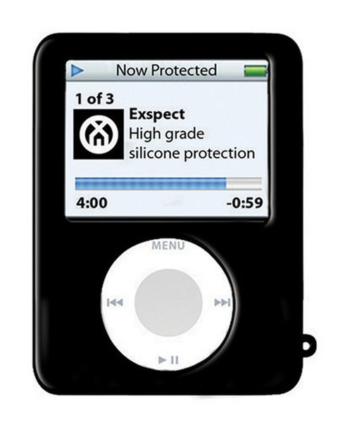 Exspect EX480 Skin case Черный чехол для MP3/MP4-плееров