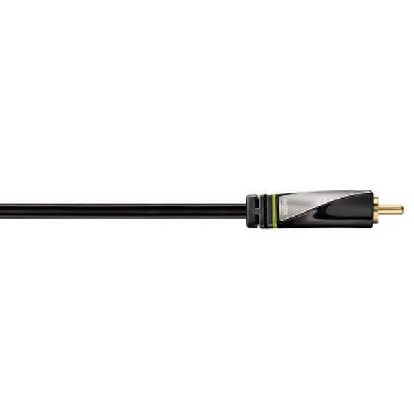Hama 107485 2m RCA RCA Black composite video cable