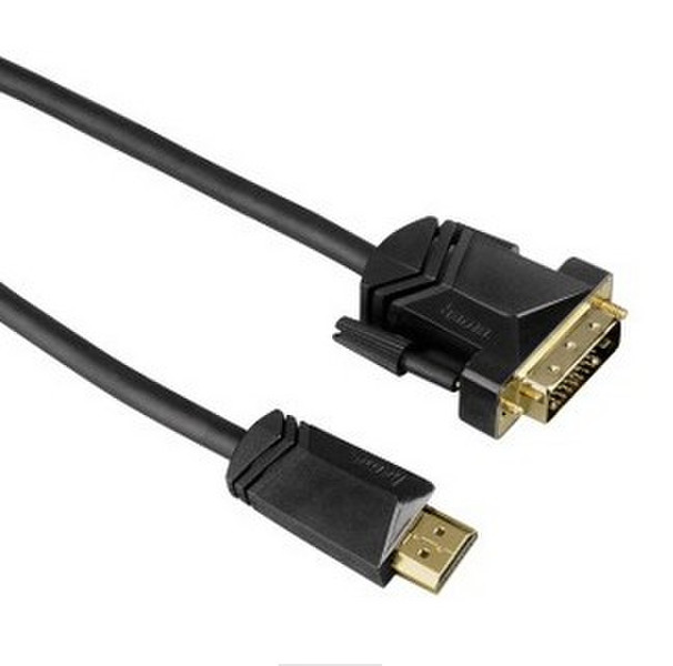 Hama HDMI DVI/D 1.5m 1.5м HDMI DVI-D Черный