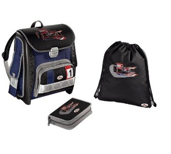 Hama Racer Polyester Black,Blue,Grey backpack