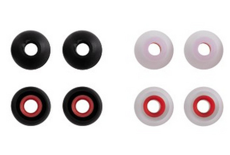 Hama 122677 Silicone Black,Red,Transparent 8pc(s) headphone pillow