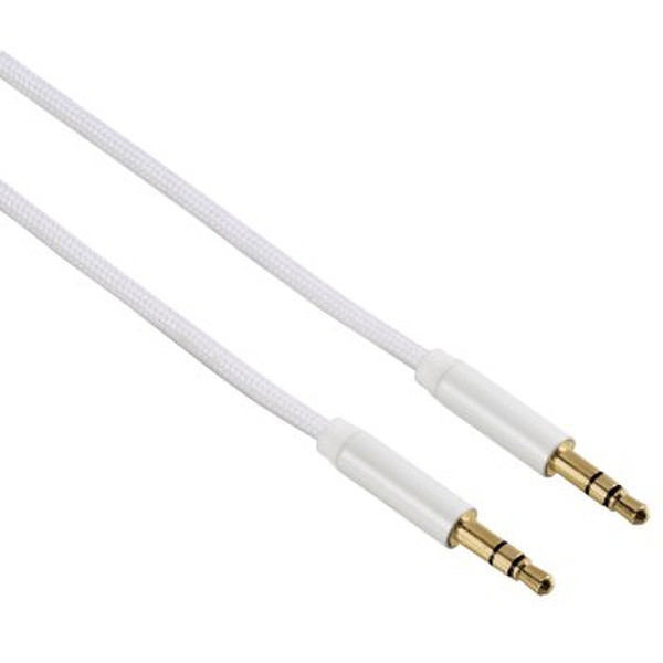 Hama Color 1.5м 3,5 мм 3,5 мм Белый аудио кабель