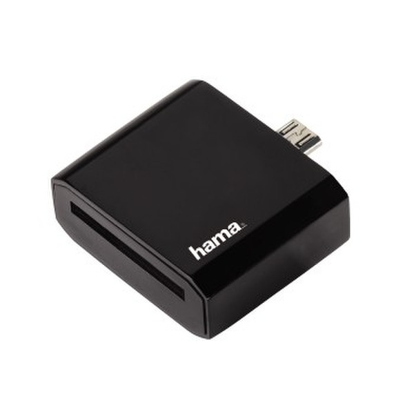 Hama 123584 USB 2.0 Черный устройство для чтения карт флэш-памяти