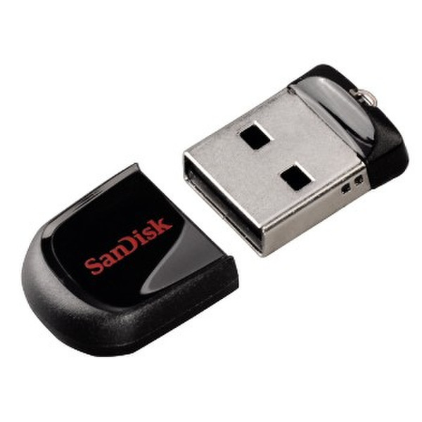 Sandisk CRUZER FIT 64ГБ USB 2.0 Type-A Черный USB флеш накопитель