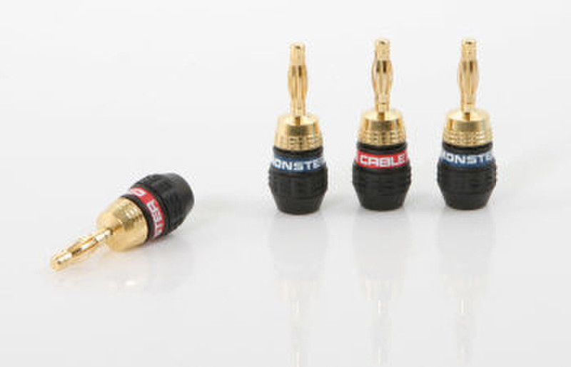 Monster Cable QuickLock™ MKII Gold Banana Banana Gold wire connector