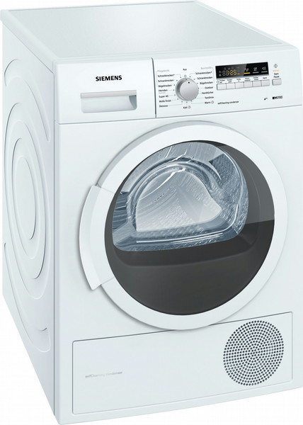 Siemens WT46W271EX freestanding Front-load 8kg A++ White tumble dryer