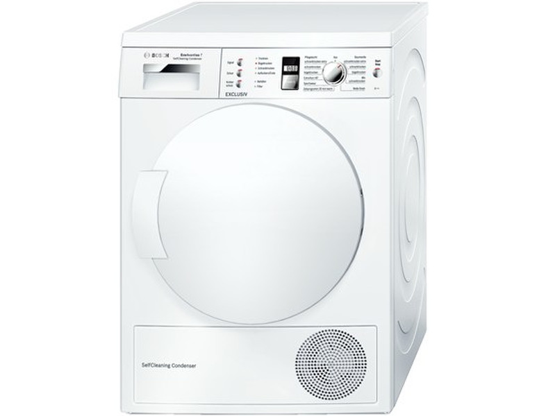 Bosch WTW843SL freestanding Front-load 7kg A++ White tumble dryer