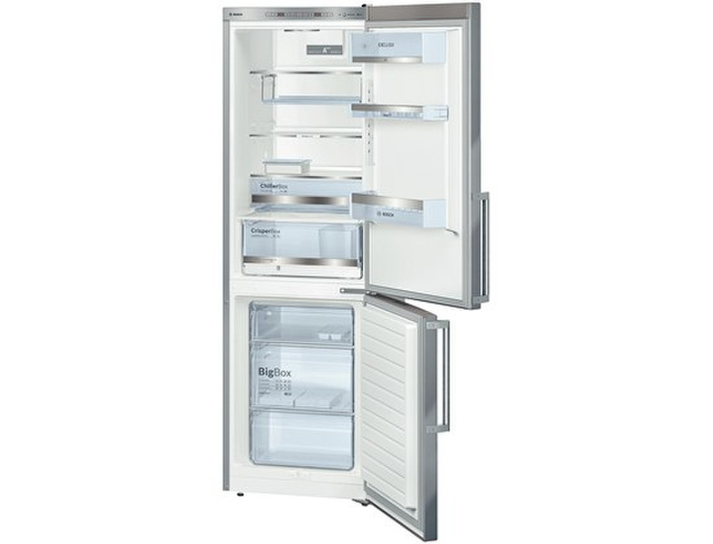 Bosch KGE36EI43 freestanding 215L 89L A+++ Stainless steel fridge-freezer