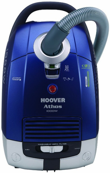 Hoover Athos Цилиндрический пылесос 5л 1000Вт Синий
