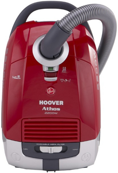 Hoover Athos Цилиндрический пылесос 5л 2200Вт Красный