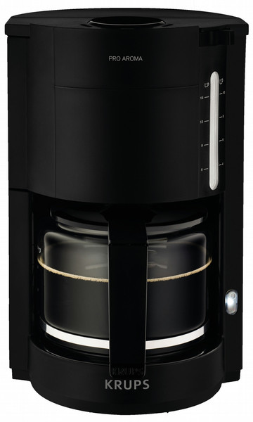 Krups ProAroma freestanding Drip coffee maker 1.25L 15cups Black