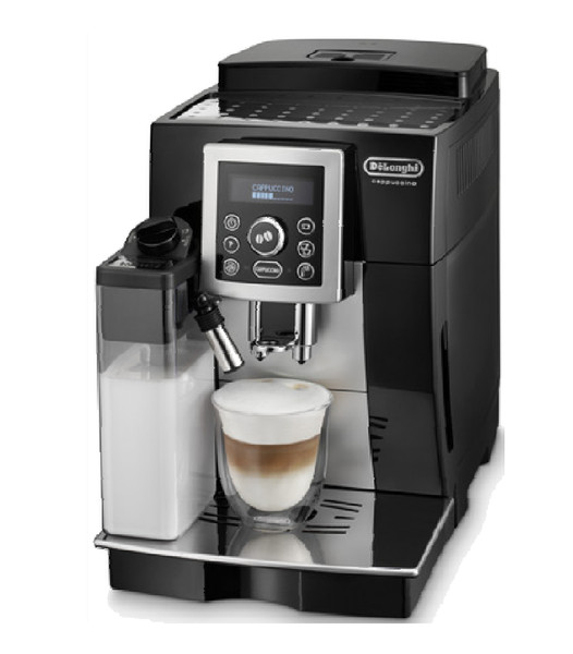 DeLonghi ECAM 23.463.B Espresso machine 1.8л Черный, Cеребряный кофеварка