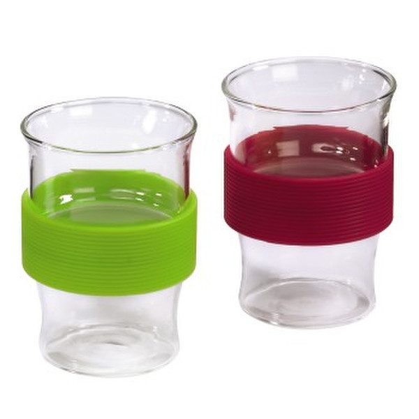 Hama Silicon Touch Зеленый, Красный, Прозрачный 2шт чашка/кружка
