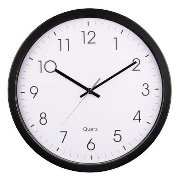 Hama PG-350 Quartz wall clock Circle Black,White