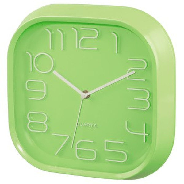 Hama PG-280 Quartz wall clock Квадратный Зеленый