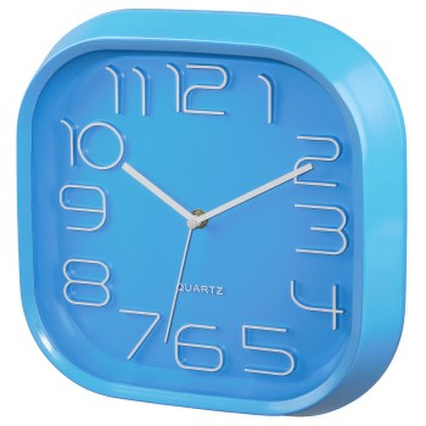 Hama PG-280 Quartz wall clock Quadratisch Blau