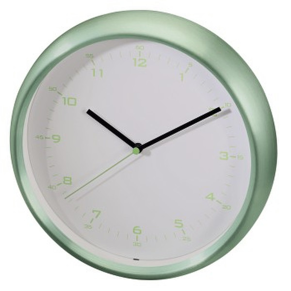 Hama AG-260 Mechanical wall clock Круг Зеленый, Белый