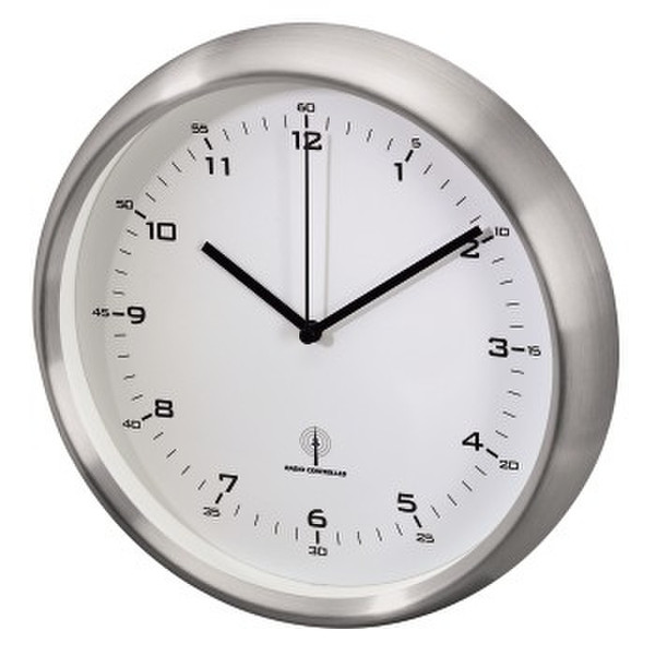 Hama AG-260 Mechanical wall clock Circle Silver,White