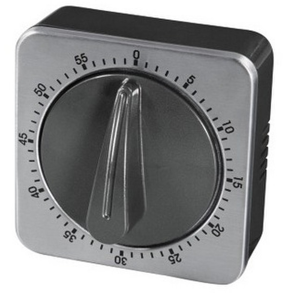 Xavax 00095303 Mechanical table clock Black,Silver table clock