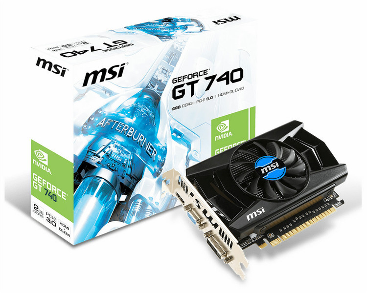 MSI N740-2GD3 GeForce GT 740 2ГБ GDDR3