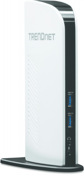 Trendnet TU3-DS2 Black,White notebook dock/port replicator