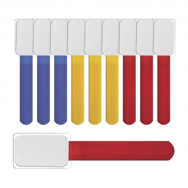 M-Cab Mini Blue,Red,White,Yellow 10pc(s) cable tie