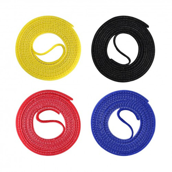 M-Cab Rolls Black,Blue,Red,Yellow 4pc(s) cable tie