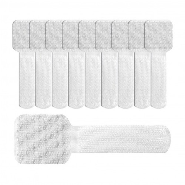 M-Cab Wall White 10pc(s) cable tie