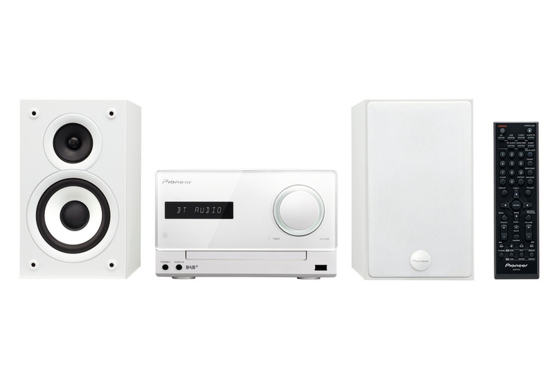Pioneer X-CM32BTD-W Micro set 30W White home audio set