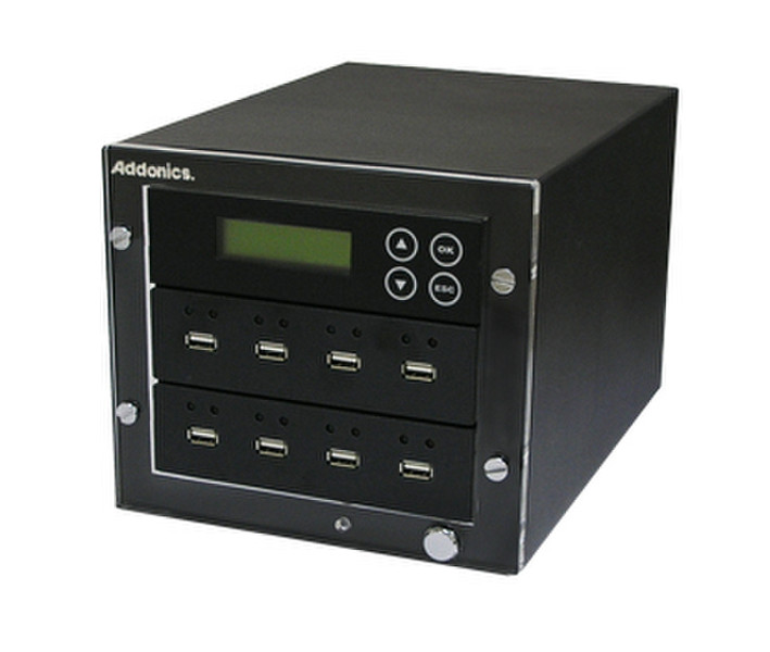 Addonics UDFH7 USB flash drive/USB hard drive duplicator Black
