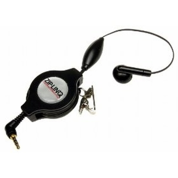 Cables Unlimited ZIPCELLHF3 Monaural Wired Black mobile headset